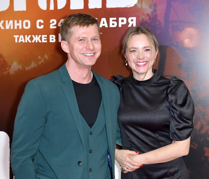 Роман Курцын с женой
