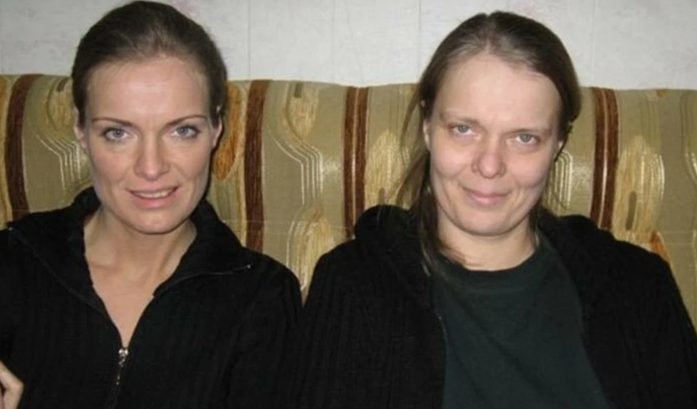 Ольга Копосова и сестра
