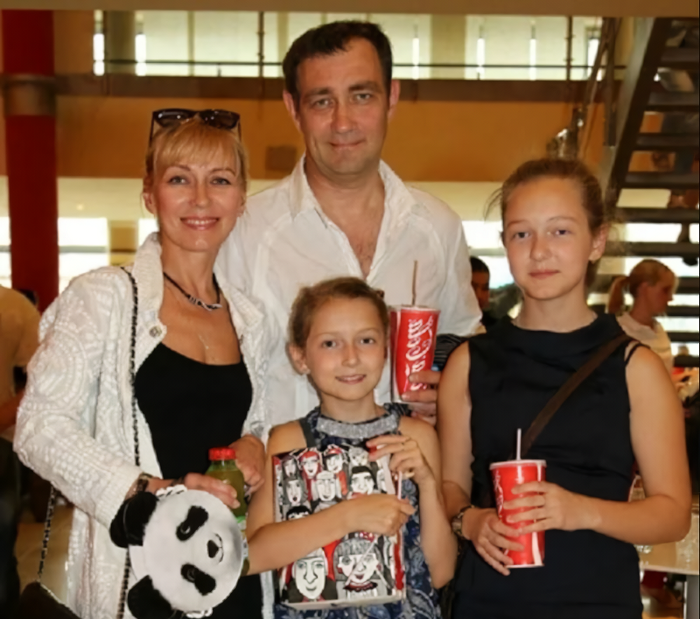 Константин Юшкевич с детьми