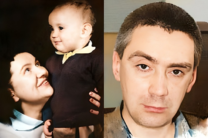 Нина Сазонова с сыном